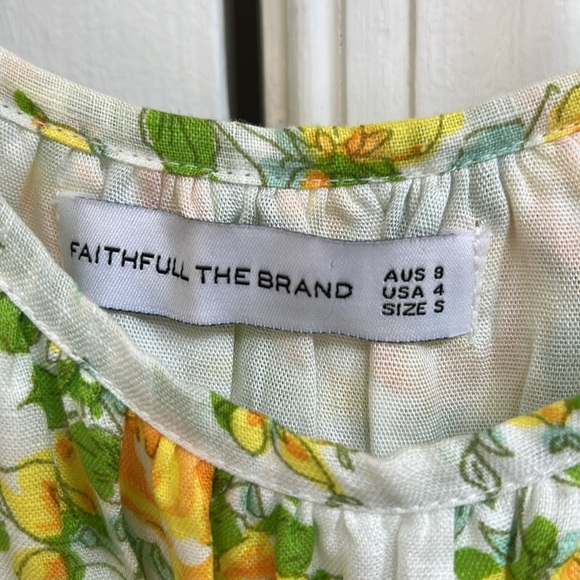 Faithful the Brand Floral Linen Mini Dress - Picture 7 of 8